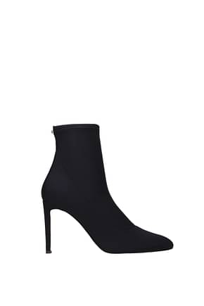 Giuseppe Zanotti Ankle boots Women Fabric  Black