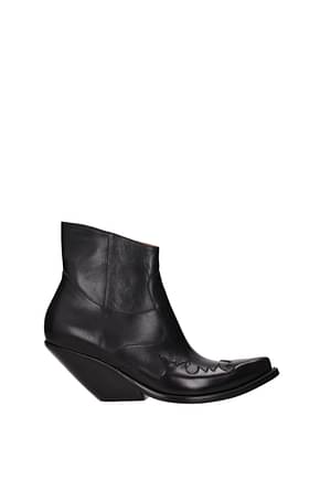Vetements Ankle boots Women Leather Black