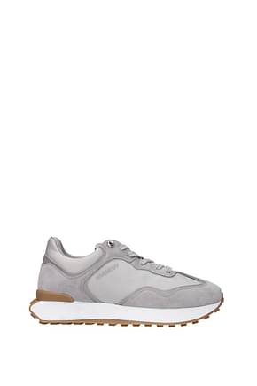 Givenchy Sneakers Hombre Tejido Gris Gris Claro