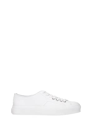 Givenchy أحذية رياضية رجال جلد أبيض