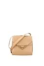 Bottega Veneta Crossbody Bag Women Leather Beige Almond