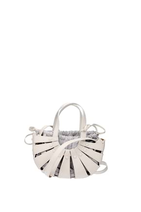 Bottega Veneta Handbags Women Leather White