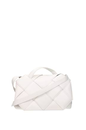 Bottega Veneta Crossbody Bag Women Leather White