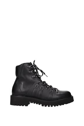 Valentino Garavani Ankle Boot Men Leather Black