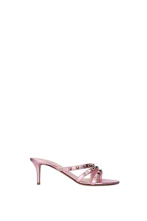 Valentino Garavani Sandals Women Leather Pink