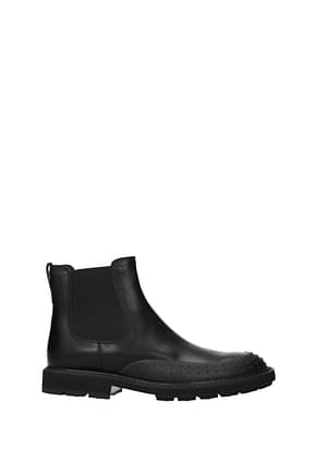 Tod's Ankle Boot Men Leather Black