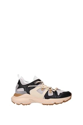 Tod's Sneakers Women Fabric  Multicolor