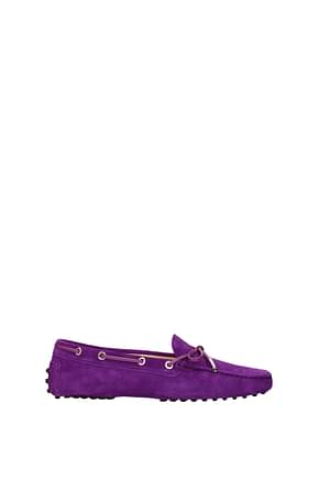 Tod's 懒汉鞋 女士 绒面革 紫色