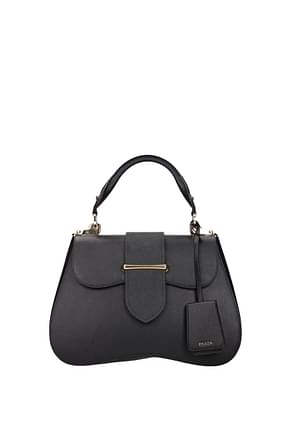 Prada Handbags Women Leather Black