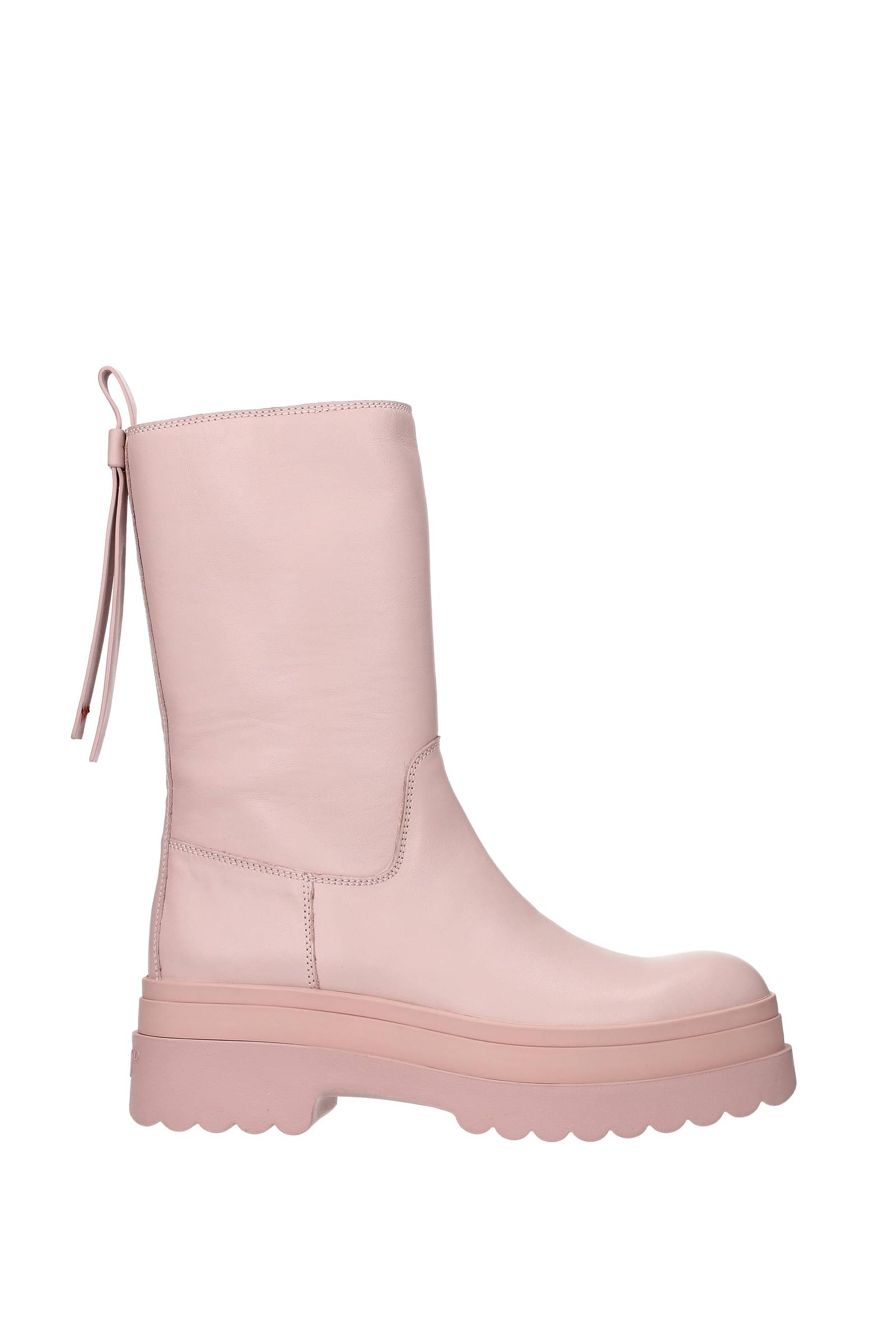 red valentino pink boots