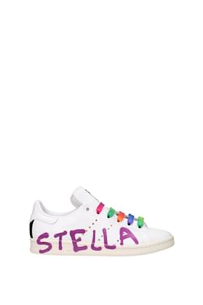 Stella McCartney أحذية رياضية adidas stan smit نساء جلد أبيض البنفسجي