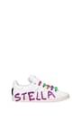 Stella McCartney स्नीकर्स adidas stan smit महिलाओं चमड़ा सफेद बैंगनी