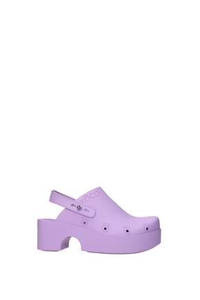 Xocoi Slippers and clogs Women Polyurethane Violet Lilac