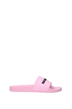 Balenciaga Slippers and clogs Women Rubber Pink