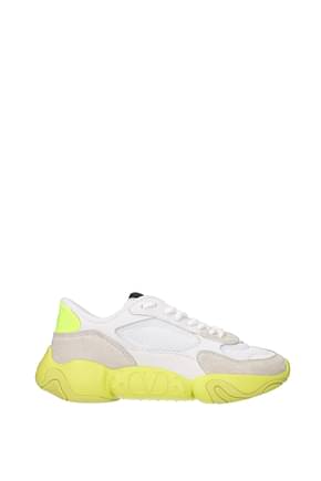 Valentino Garavani Sneakers Men Fabric  White Lime