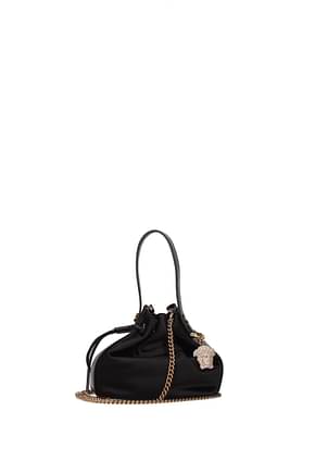 Versace Handbags Women Satin Black