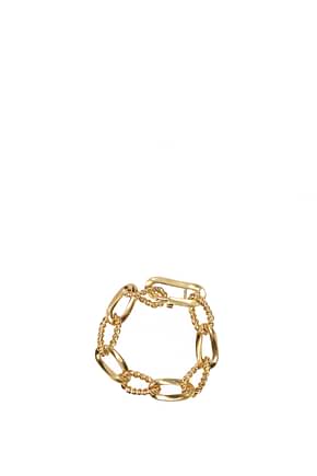 Saint Laurent Bracelets Women Brass Gold