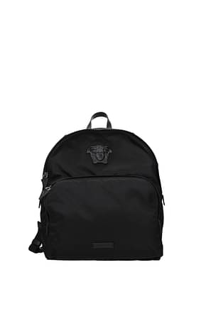 Versace Backpack and bumbags Men Fabric  Black
