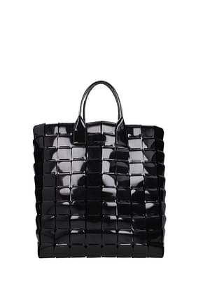 Bottega Veneta कंधे पर डालने वाले बैग महिलाओं प्लास्टिक काली