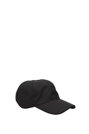 Zegna Hats Men Polyester Gray Charcoal