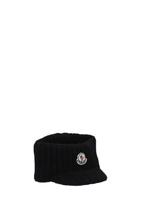 Moncler Hats visor Women Virgin Wool Black