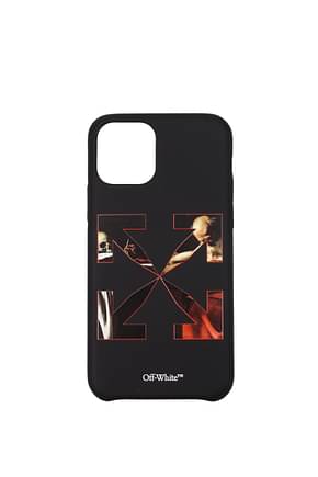 Off-White iPhone cover Men Polyurethane Black Red