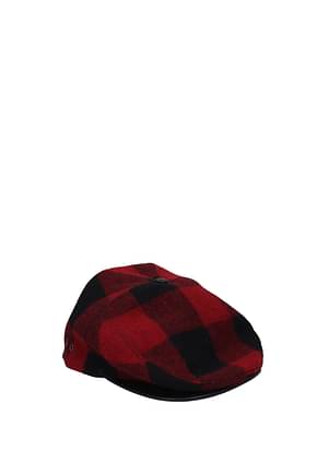 Dsquared2 Hats Men Wool Red