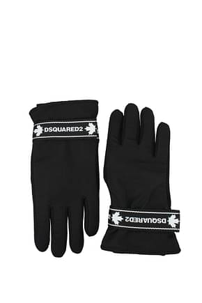 Dsquared2 Gloves Men Polyester Black