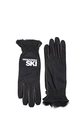 Dsquared2 Gloves Men Polyamide Black