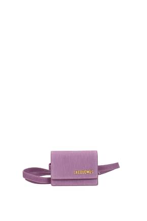 Jacquemus Backpacks and bumbags Women Suede Violet Lilac
