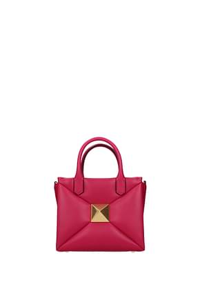 Valentino Garavani Handbags one stud Women Leather Fuchsia Blossom