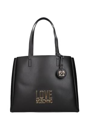 Love Moschino कंधे पर डालने वाले बैग महिलाओं पोलीयूरीथेन काली