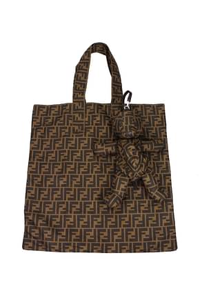 Fendi कंधे पर डालने वाले बैग charm महिलाओं कपड़ा भूरा