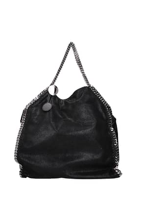 Stella McCartney कंधे पर डालने वाले बैग falabella महिलाओं इको साबर काली