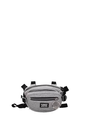 Burberry Backpack and bumbags Men Fabric  Gray Light Grey