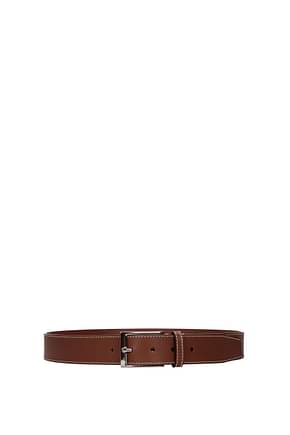 Burberry Regular belts Men Leather Brown Tan