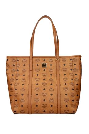 MCM Shoulder bags Women Leather Brown Cognac