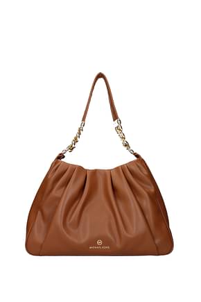 Michael Kors Shoulder bags hannah Women Leather Brown Luggage