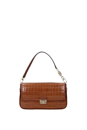 Michael Kors Handbags bradshaw sm Women Leather Brown Chestnut