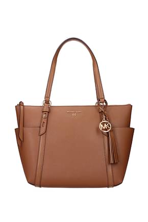 Michael Kors Shoulder bags nomad md Women Leather Brown Luggage