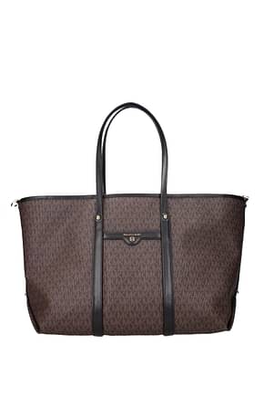 Michael Kors Handbags beck lg Women Fabric  Brown Black