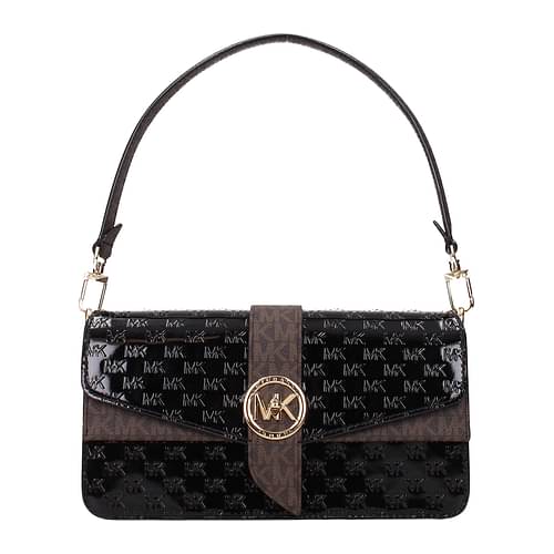 Michael Kors Handbags greenwich md Women 30H1GGRL2ABLACK Patent Leather  227,5€