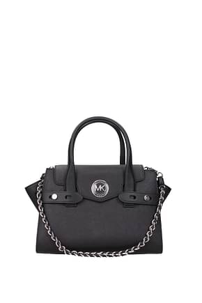 Michael Kors Handbags carmen sm Women Leather Black