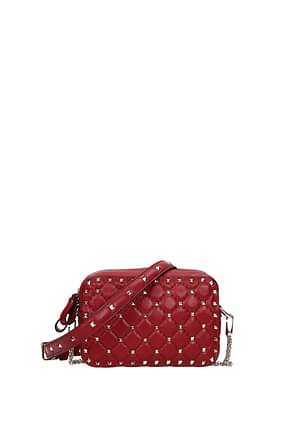 Valentino Garavani Crossbody Bag Women Leather Red
