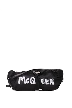 Alexander McQueen Bolsos con bandolera the bundle Mujer Nylon Negro