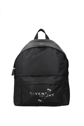 Givenchy 背包和腰包 essential 男士 布料 黑色