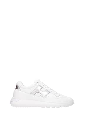 Hogan Sneakers interactive3 Women Leather White Silver