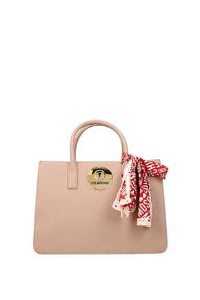 Love Moschino Handbags Women Polyurethane Pink Nude Pink