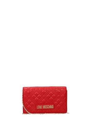 Love Moschino Crossbody Bag Women Polyurethane Red