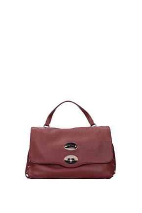 Zanellato Handbags postina s Women Leather Red Barolo